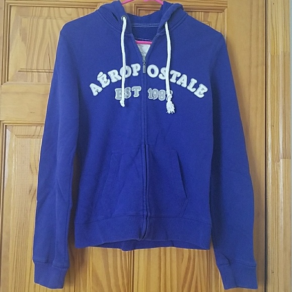 Aeropostale Tops - Aeropostale Vintage Blue Hoodie